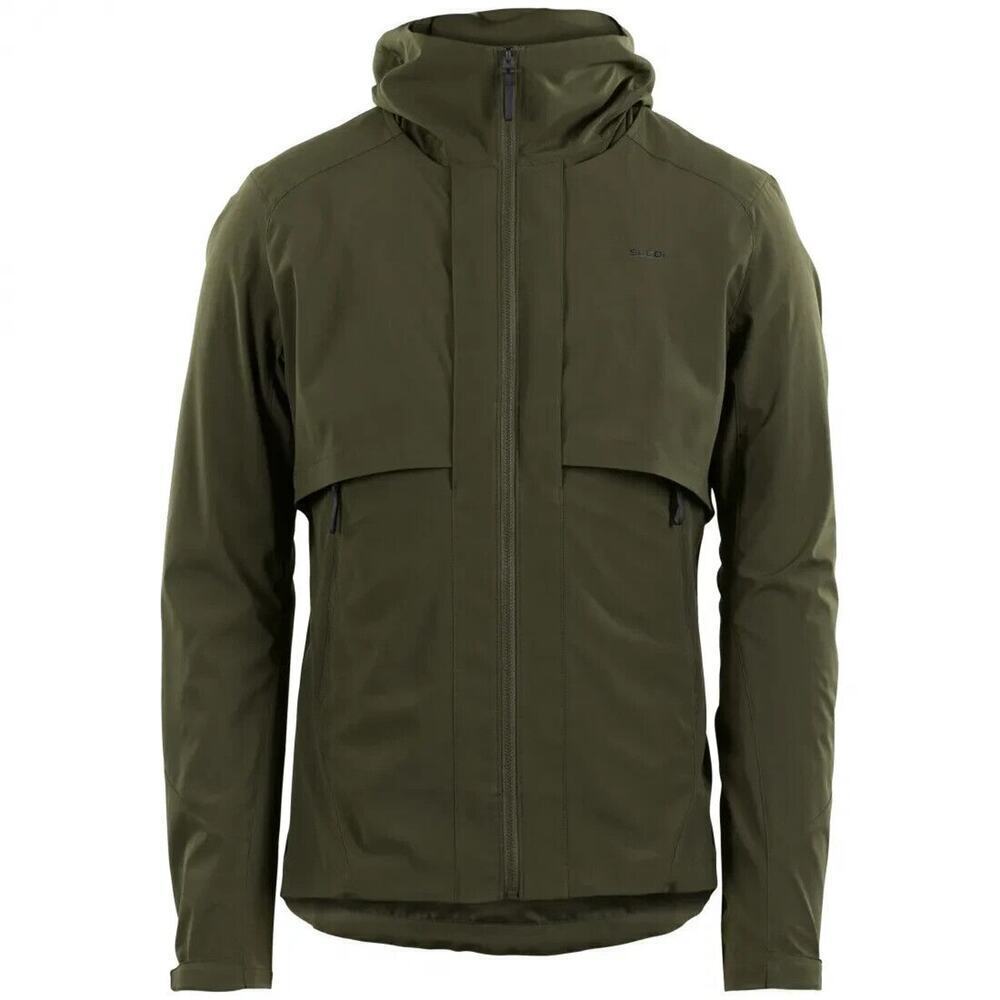 NEW Sugoi Women's XS Versa Jacket Vest Waterproof Removeable Sleeves Olive Green